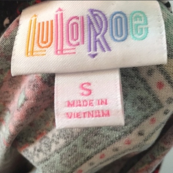 LuLaRoe Cassie Dress With Fall Colors Size Small - Picture 8 of 9